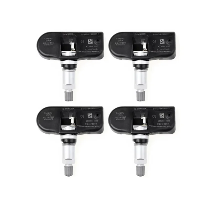4 Uds 4H23-1A159-AE 4H231A159AE Sensor de presión de neumáticos Sensor TPMS 433MHZ para Ford Galaxy Mondeo Jaguar XF Volvo C30 S