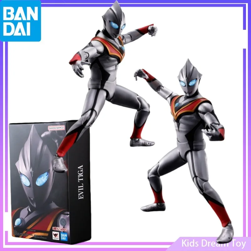 

Bandai in Stock Original S.H.Figuarts (SHINKOCCHOU SEIHOU) EVIL TIGA Anime Action Figures Toys Collectible Model Gifts for Kids