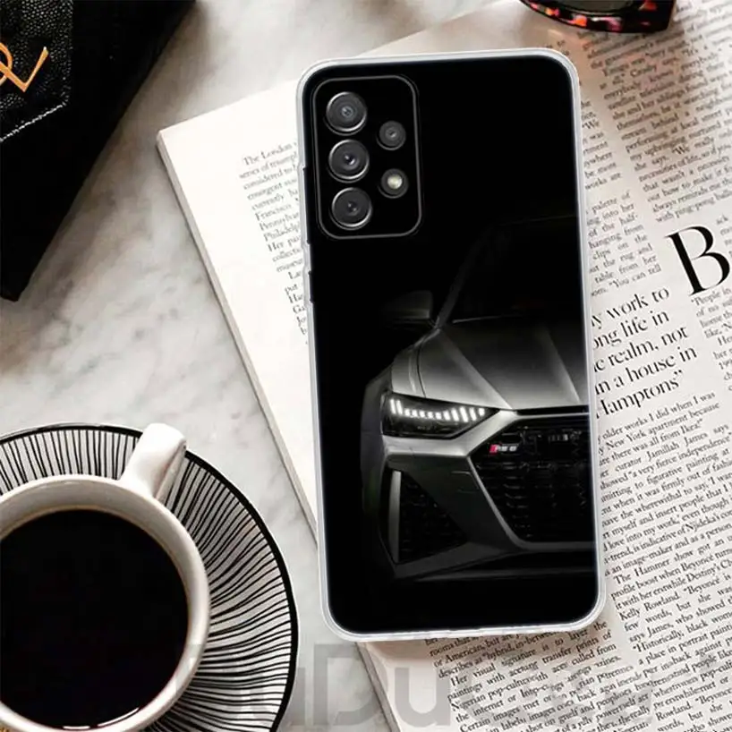Super Car For A-Audis R-S Sport Phone Case For Samsung Galaxy A15 A14 A54 A13 A53 A12 A52S A55 A22 A23 A24 A32 A33 A34 A25 A35 A