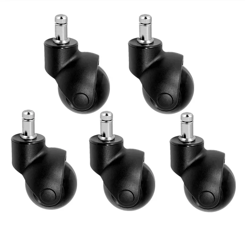 5 Pcs/Lot 11mm 2 Inch Nylon Pu Furniture Wheel Ball Furniture Universal Caster Office Chair Sofa