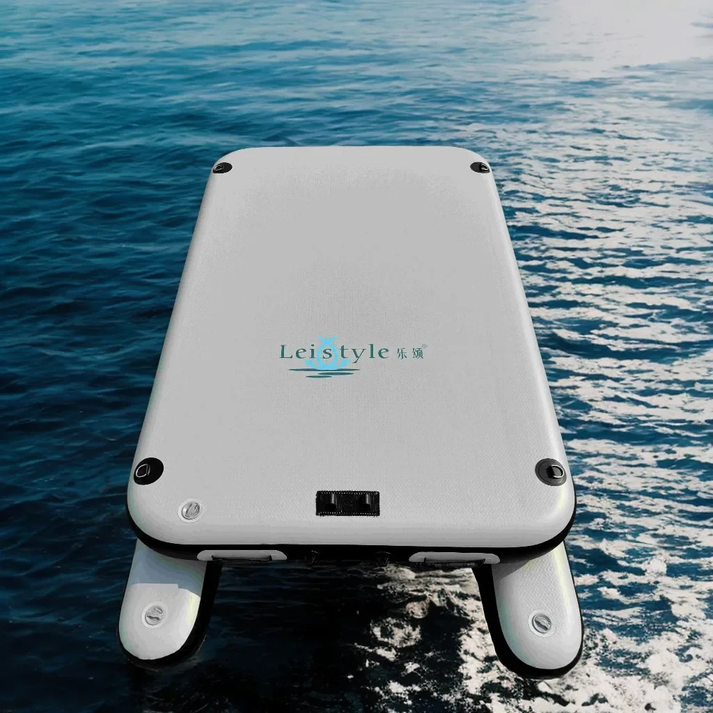 Kayak per barca in PVC con piattaforma gonfiabile per 2 persone per zattera da pesca con tutti gli accessori Sport acquatici all'aperto portatile
