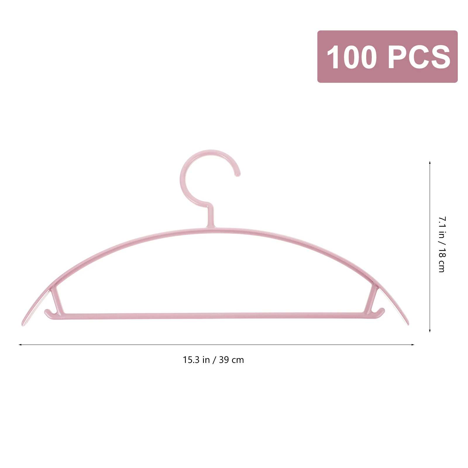 

10Pcs Wide Shoulder Plastic Clothes Hangers Sturdy Nonslip Traceless Clothes Storage Rack Coat Hangers for Home