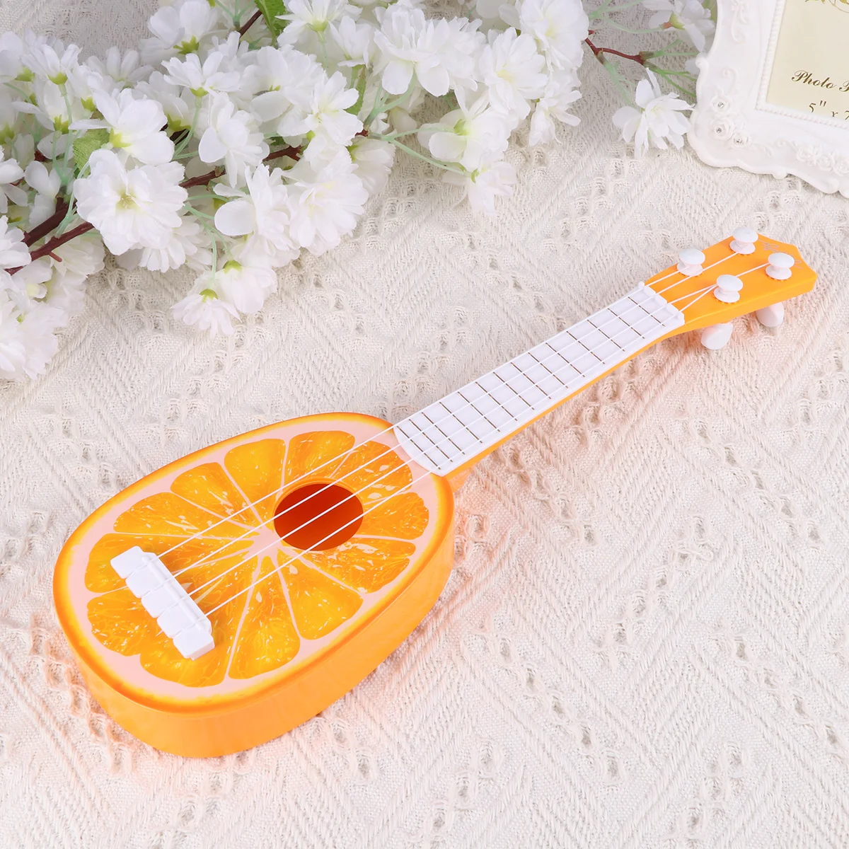 Music Instrument Guitar Toy Musical Instruments Toys Mini Fruit Kids Ukulele Green Child