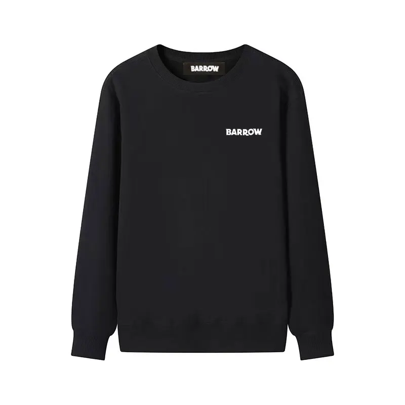 2025 barow spring hot selling brand letter printing pure cotton Men's women O-Neck sweatshirt high quality hoodie base clothing