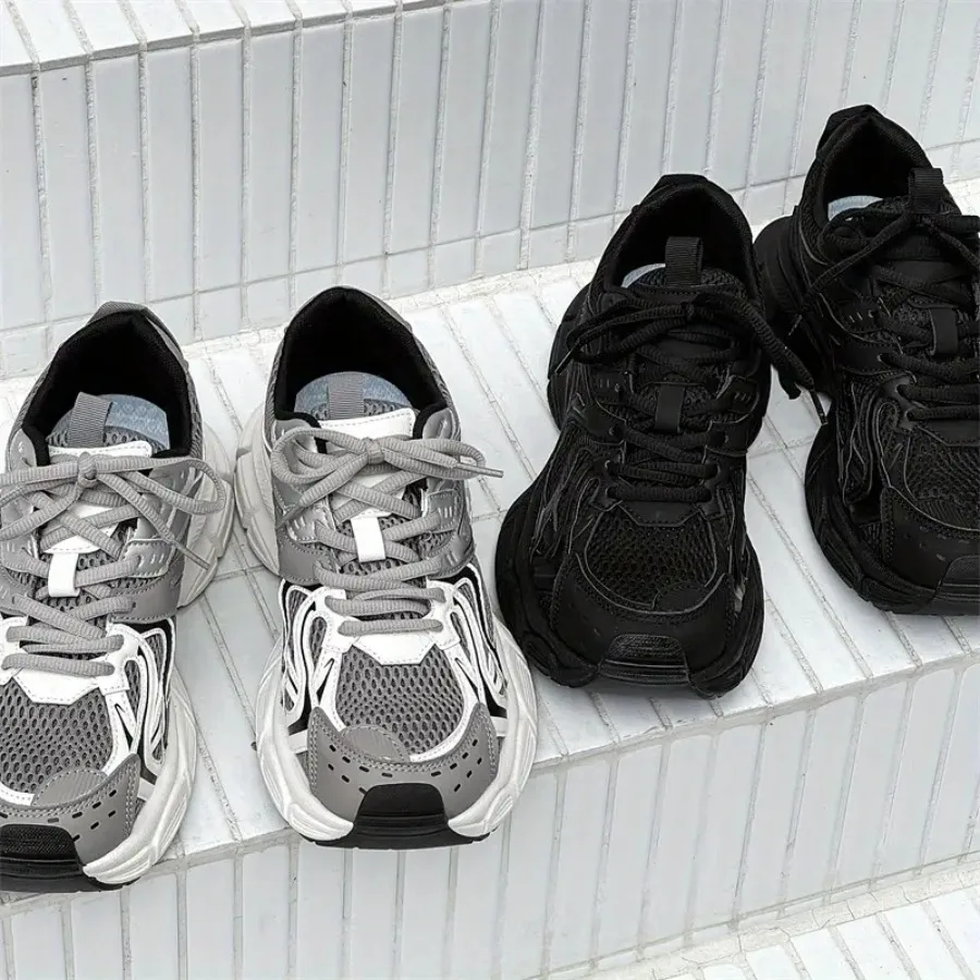 

Niche Versatile Mesh Sneakers Breathable Anti-Slip Comfort for Daily Activities