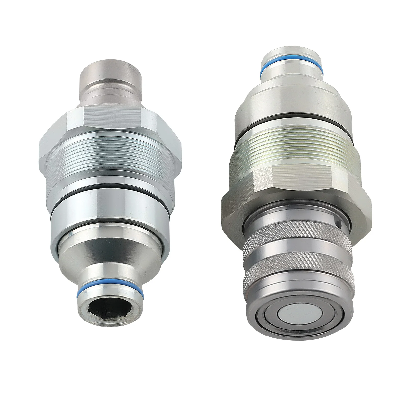 

Flat Face Coupler Kit For Bobcat 753 S175 T450 T250 S450 S770 7246802 7246799 Hydraulic Quick Coupler