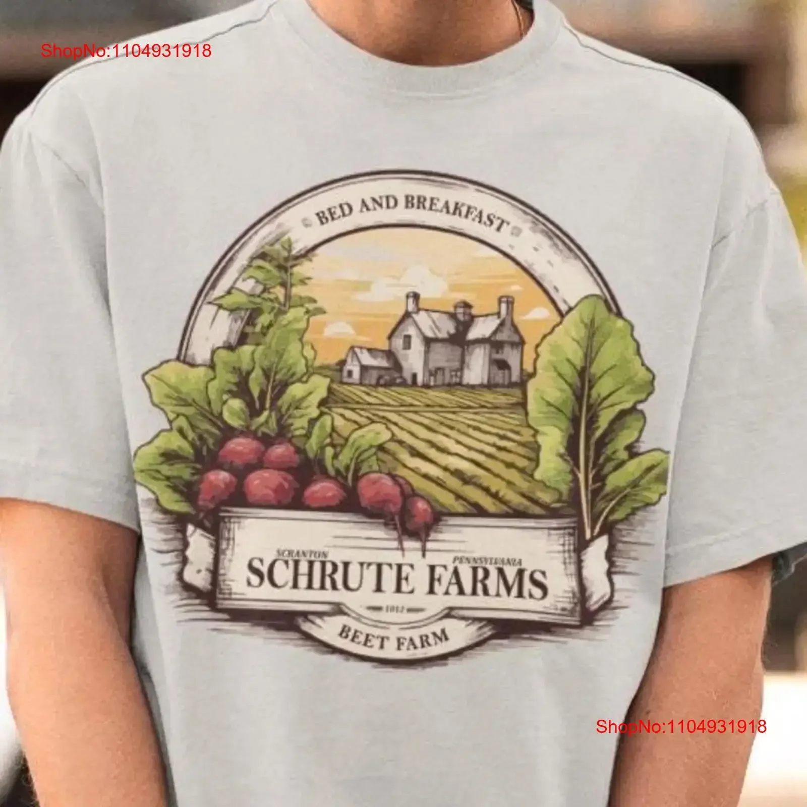 

Футболка Schrute Farms Dwight Halloween SweaT Bed and BreakfasT Рождественский подарок винтажный мытый растягивающийся универсальный удобный