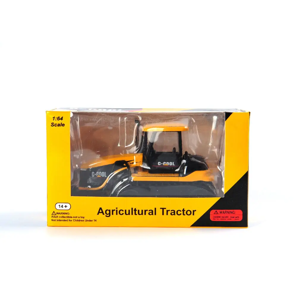 C-COOL 1/64 Agricultural Tractor  Engineering Trucks Diecast Car Model Toys Hydraulic Excavetor  Soil Compactor