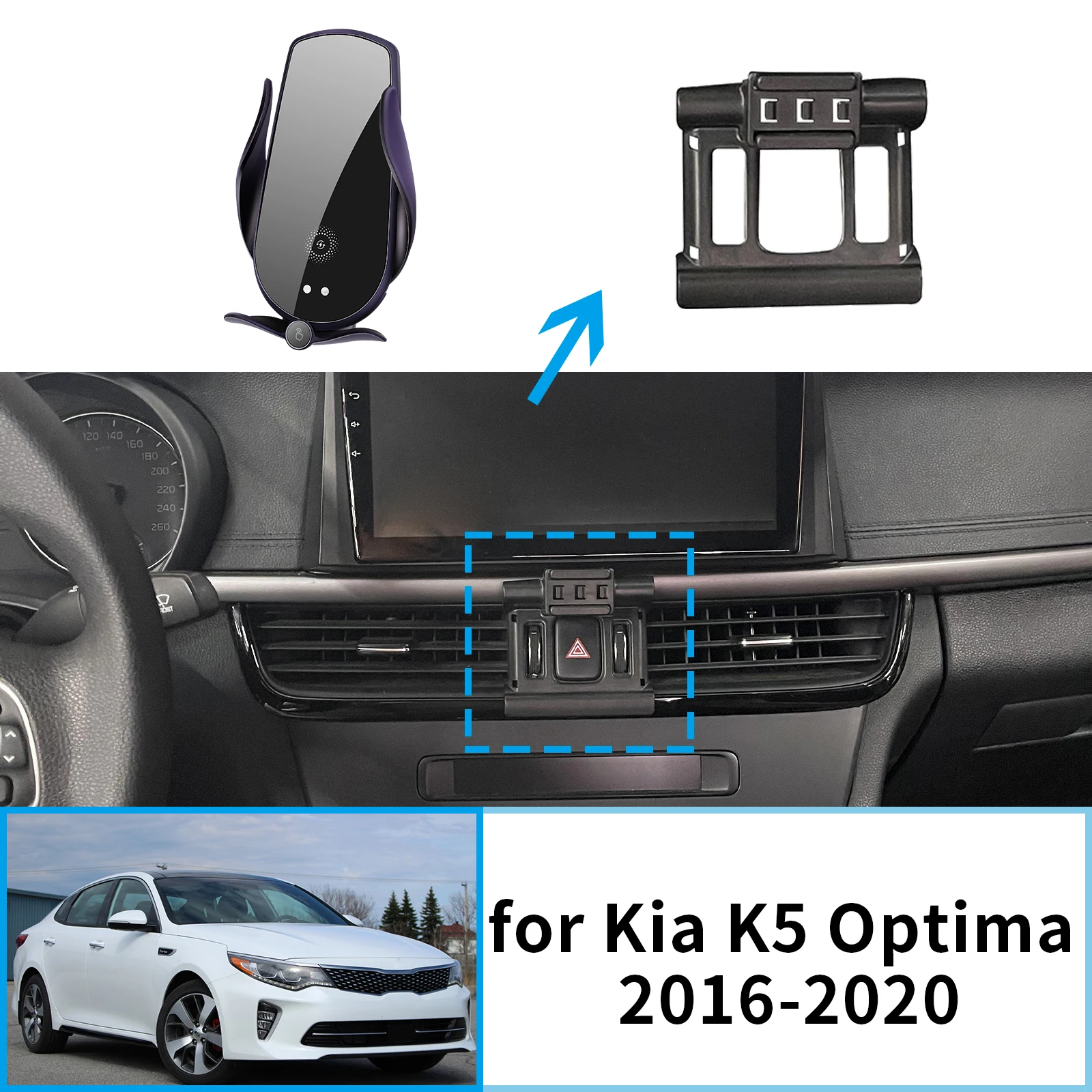 Подставка, автоаксессуары, GPS-кронштейн, навигационный автомобильный держатель для мобильного телефона для Kia K5 Optima JF 2016 2017 2018 2019 2020