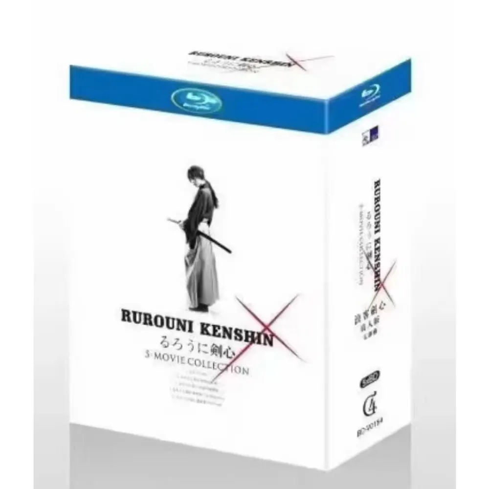 Brand New BD Blu-ray High Definition Live-Action Rurouni Kenshin Quintet 5-Disc Set Japanese Audio with Chinese Subtitles