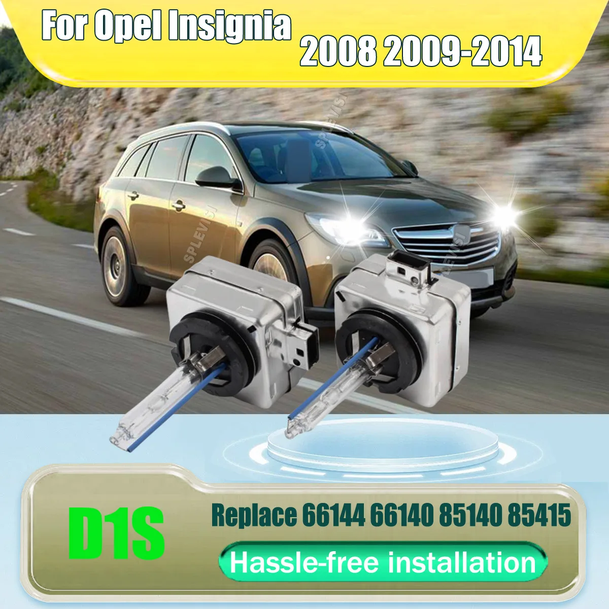 

D1S HID Headlight Bulbs -For Cars Already Have Factory Installed Xenon Lighting For Opel Insignia 2008 2009 2010 2011 2012-2014