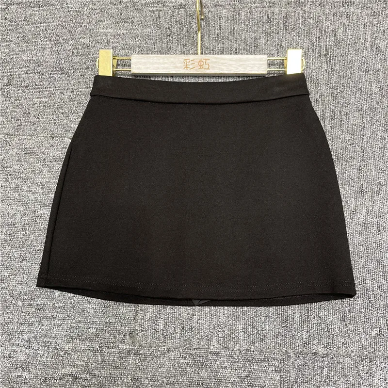 Pure Desirable Sexy Half-length Skirt Women's Bodycon Short A-line Skirts Prevent Exposure Summer 2025 Stylish Leg-lengthening