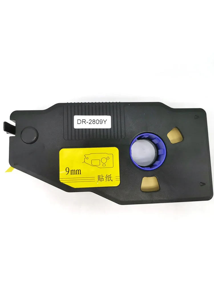 أشرطة ملصقات كاسيت 9 مم بيضاء لآلة الحروف الإلكترونية طابعة معرف الكابل أنبوب الطابعة C-280T