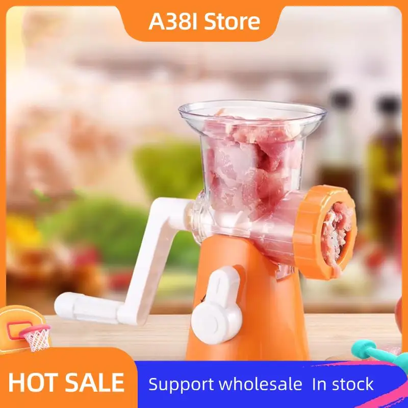 

A38I Manual Meat Grinder Stainless Steel, Mincer Machine For Grinding Meat, Vegetables, Kitchen Appliance