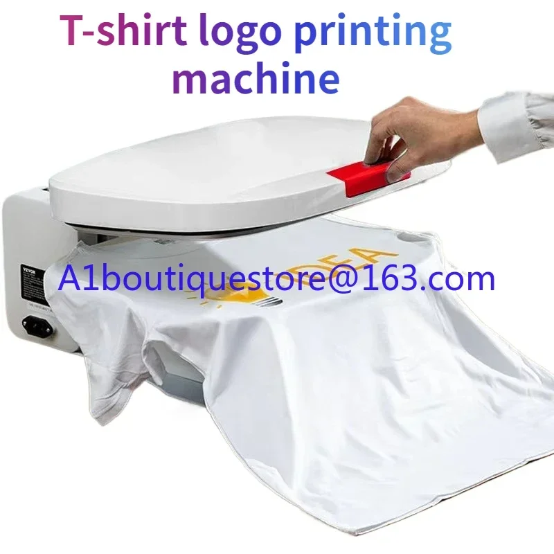 Automatic 29X38 t-shirt hot press t-shirt logo printing machine