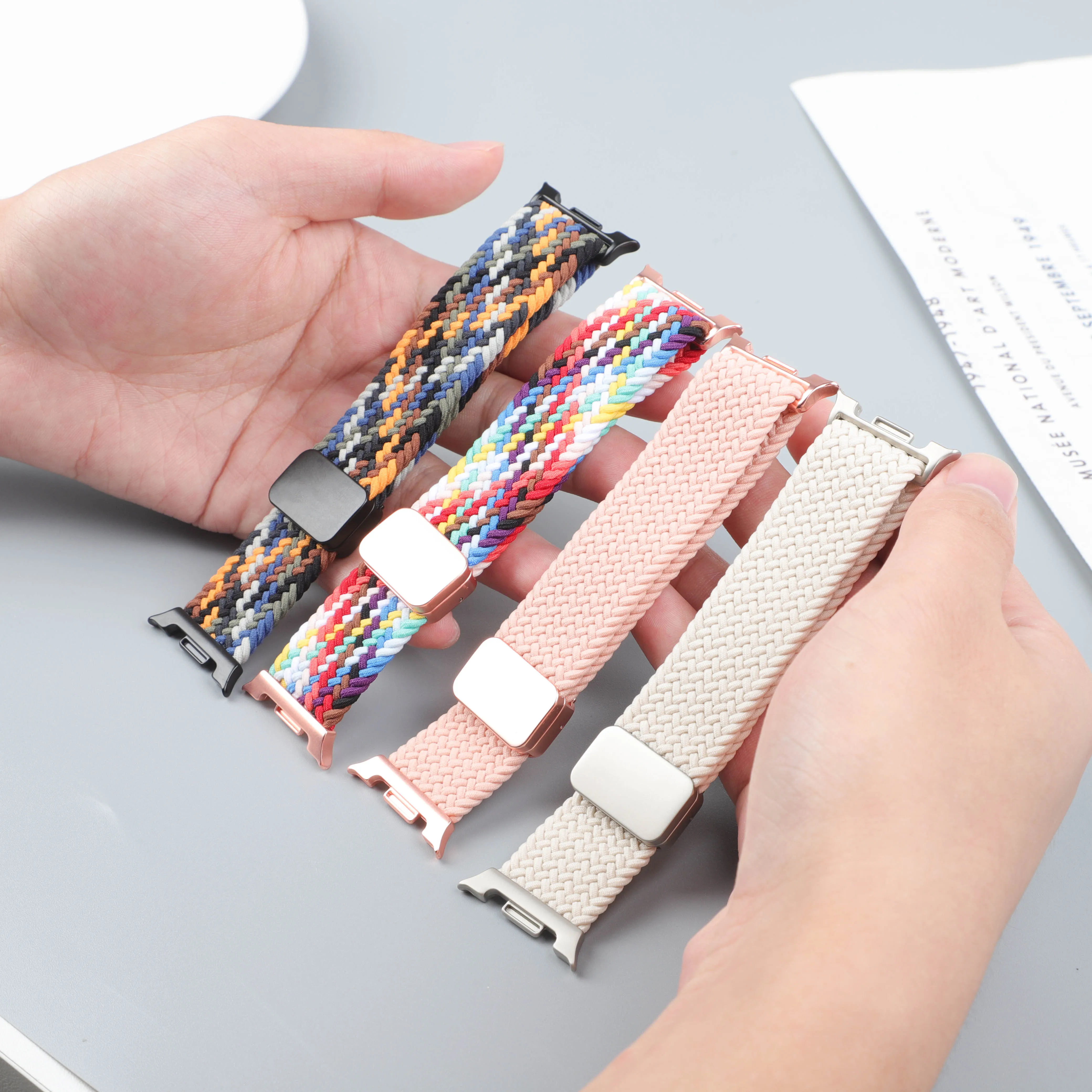 Magnetisches geflochtenes Armband für Samsung Galaxy Watch 9 8, 44 mm, 40 mm, Nylonarmband, Correa, Pulseira, Galaxy Watch 8 Classic 46 mm – Detail 8