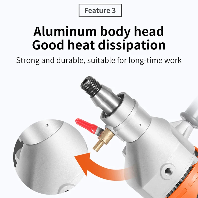 4300W/2980W Electric Diamond Core Drill Dry Wet Handheld Concrete Core Drilling Machine Putty Powder Paint Coating Mixer