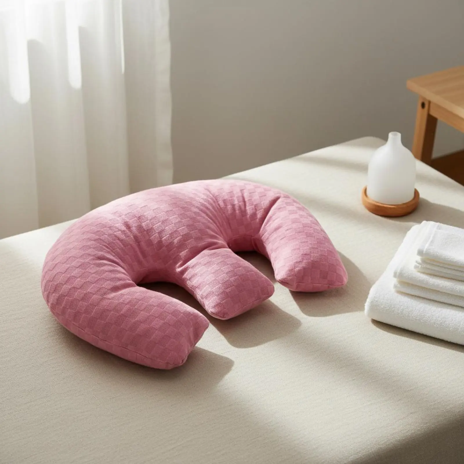 M Shape Chest Pillow Pressure Relief Breast Support Pillow Chest Cushion Ergonomic Design Body Wellness for Postpartum Women