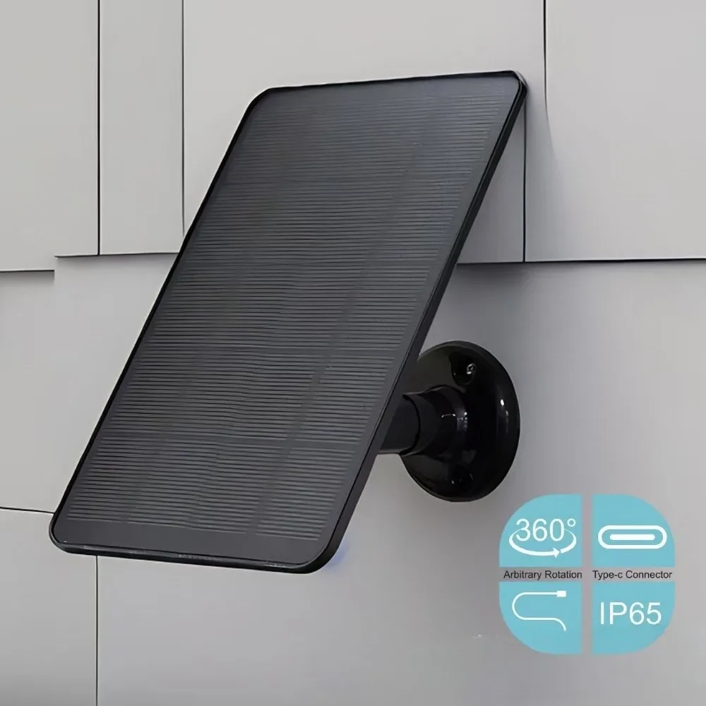 IP65 Waterproof Solar Charger Weatherproof 360° Rotatable Bracket Security Solar Panel High Efficiency Cells Solar Panel Board