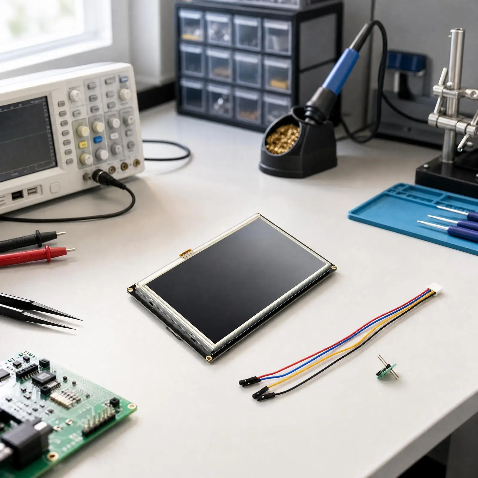 Embedded Touch Display Panel 7.0 TFT LCD 800x480 65K Color with TF Card Slot for Machine Control