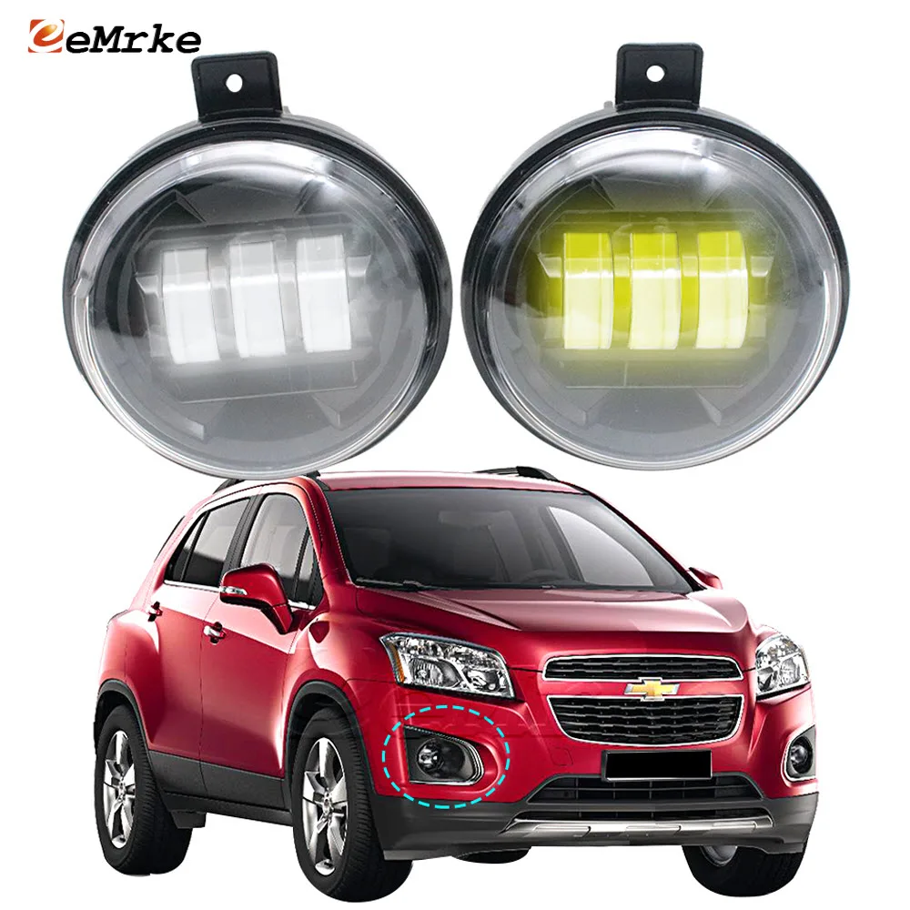 

2-pcs Upgrade Led Fog Light Assembly 24W Car PTF DRL Daytime Running Lamp for Chevrolet Tracker Holden Trax 2013 2014 2015 2016