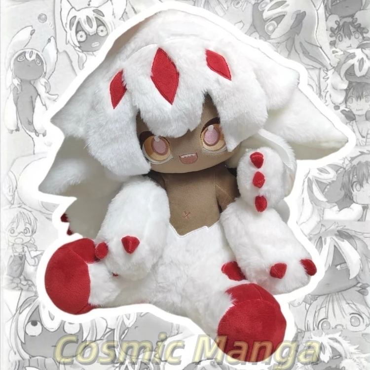 Figura de dibujos animados de 40cm, Idol Faputa Made in Abyss, Anime, postura sentada, monstruo, relleno, cuerpo, ropa, peluches, almohada, regalo