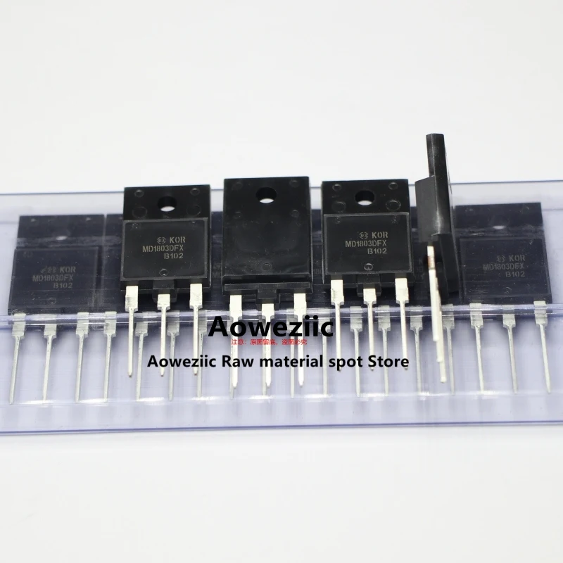 Aoweziic-Transistor Original MD1802FX MD1803DFX TO-3PF NPN 100% V 10A, 1500 nuevo, importado