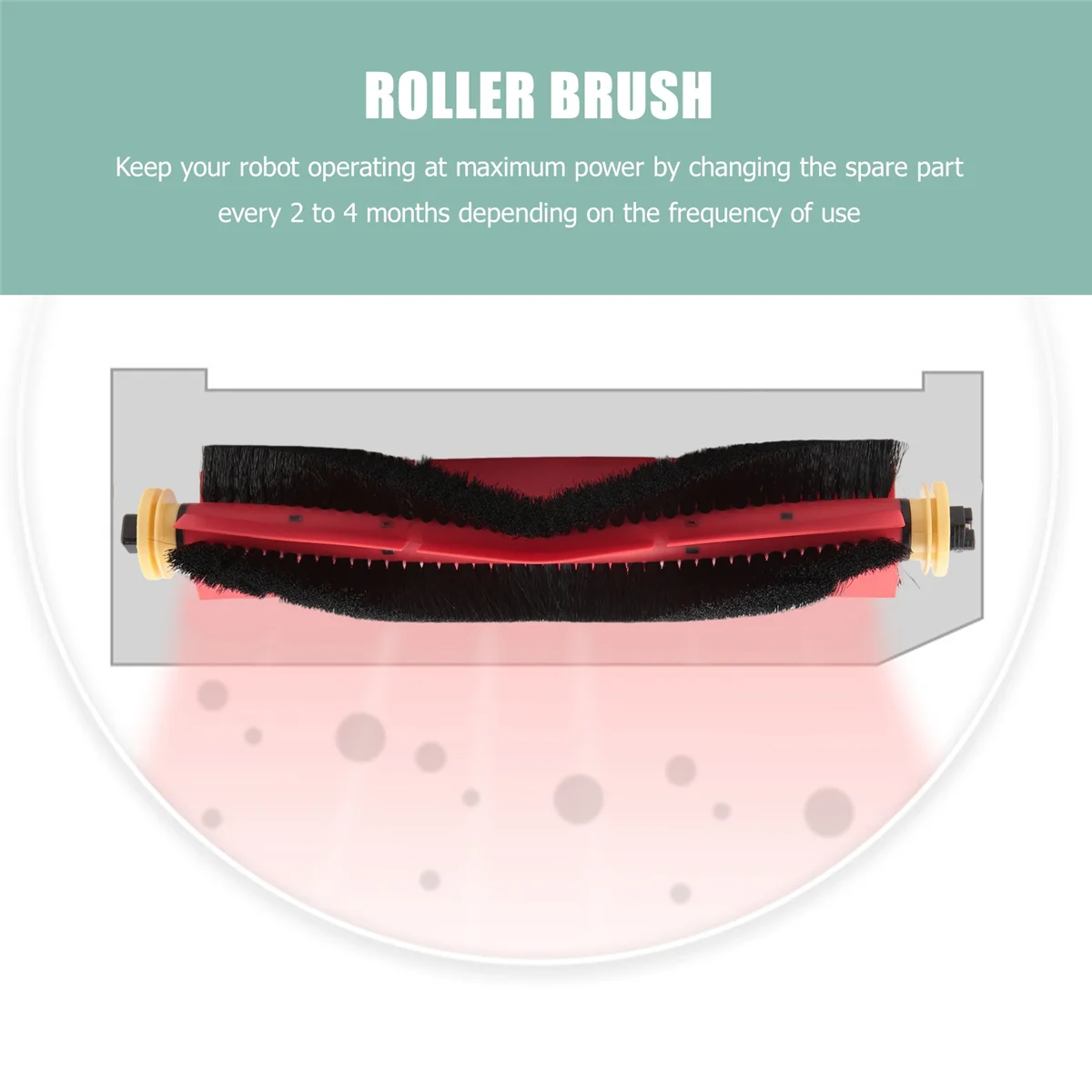 Suitable for Roborock S6 MaxV Robot Vacuum Cleaner Parts Accessories Robot Vacuum Cleaner Main Brush Filter