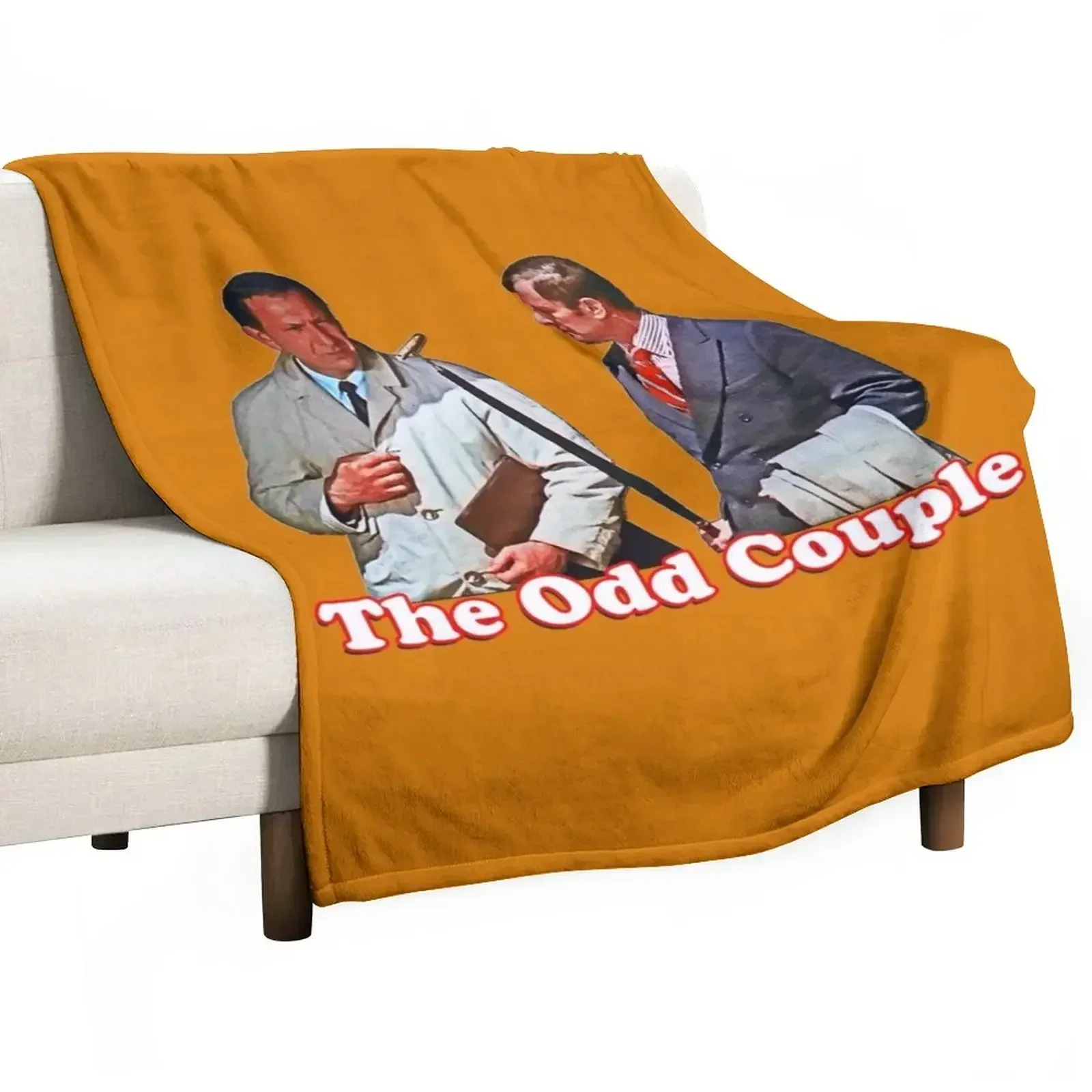 

Retro Throwback The Odd Couple Felix and Oscar Tribute Throw Blanket Thins Summer Beddings Retros Blankets