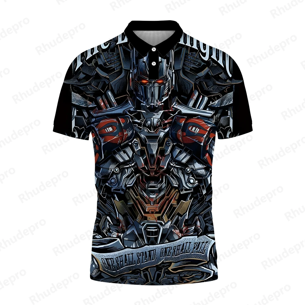 

Gundam Model Polo Shirts Men's Cosplay T-shirt New Tops Clothing Streetwear Y2k 2024 Fashion 5XL Trend Hip Hop Summer