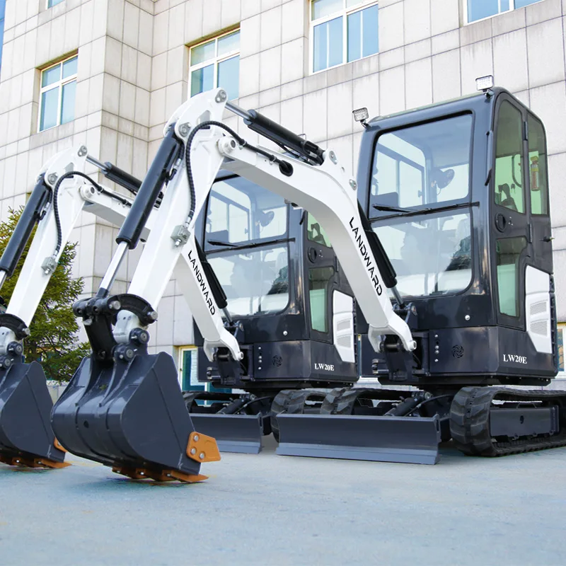 High Quality 2 Ton Excavator Hydraulic Crawler Mini Excavator With Attachments Euro 5 EPA Yanmar/Kubota Engine Excavator Custom