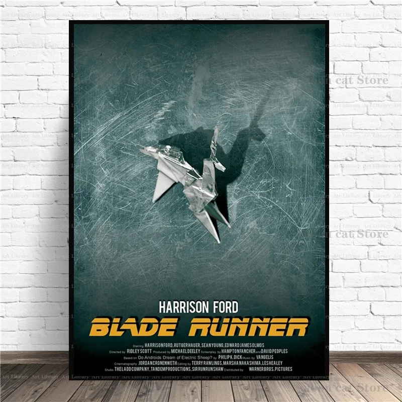 Retro Movie Blade Runner(1982) Classic Sci-fi Film Poster Canvas Painting Wall Art Pictures Vintage Home Club Cinema Decor Gift
