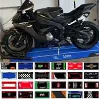 Motorcycle Display Carpet Work Floor Mat Garage Racing Moto Electric Vehicle Mat Entrance Anti Slip Doormat Bedroom Rug