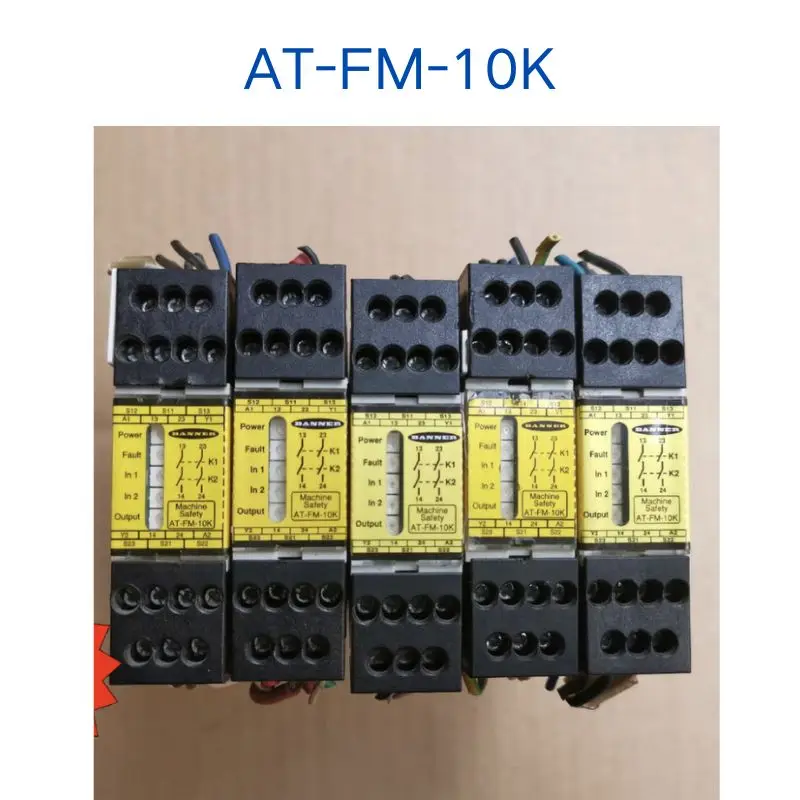 Used Safety relay AT-FM-10K tested OK, function intact