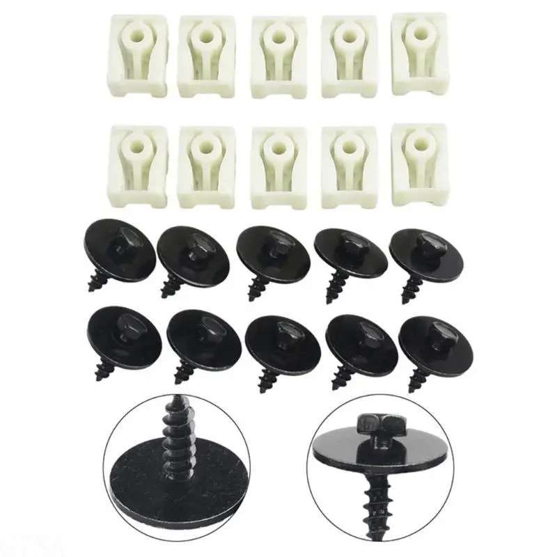 G7NA Easy to Adjust Car Mudguard Liner with Hexagonal Bolts 07147311312 Replacement Car Spare Part for Maintenance & Upgrades