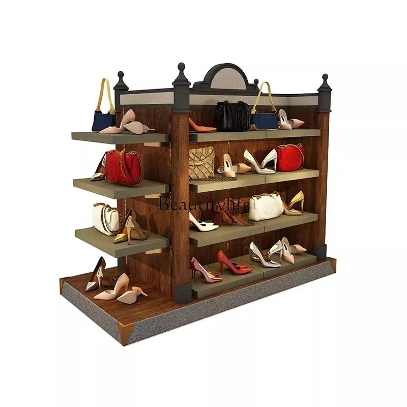 

Дисплей для обуви и сумок. Двусторонний шкаф для слоя продуктов в стиле ретро Nakajima, изготовление многосеточного шкафа Nakajima.