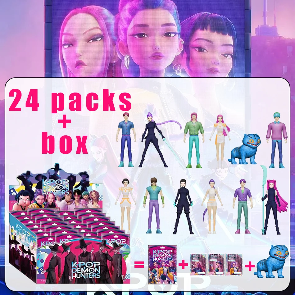 

Аниме Kpop Охотники на демонов, экшн-фигурки, игрушки, Дерпис, Тигр Ранними Мира, Зуи, киска, фигурка куклы для фанатов, рождественские подарки