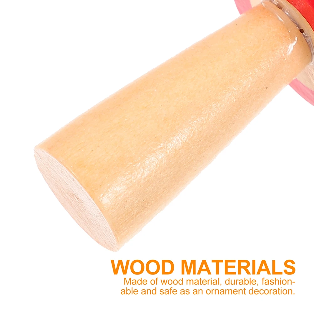 

6Pcs Simulation Mushroom Decor Wooden Mini Mushrooms DIY Bonsai Decoration Garden Flowerpot Decors Exquisite Realistic Micro