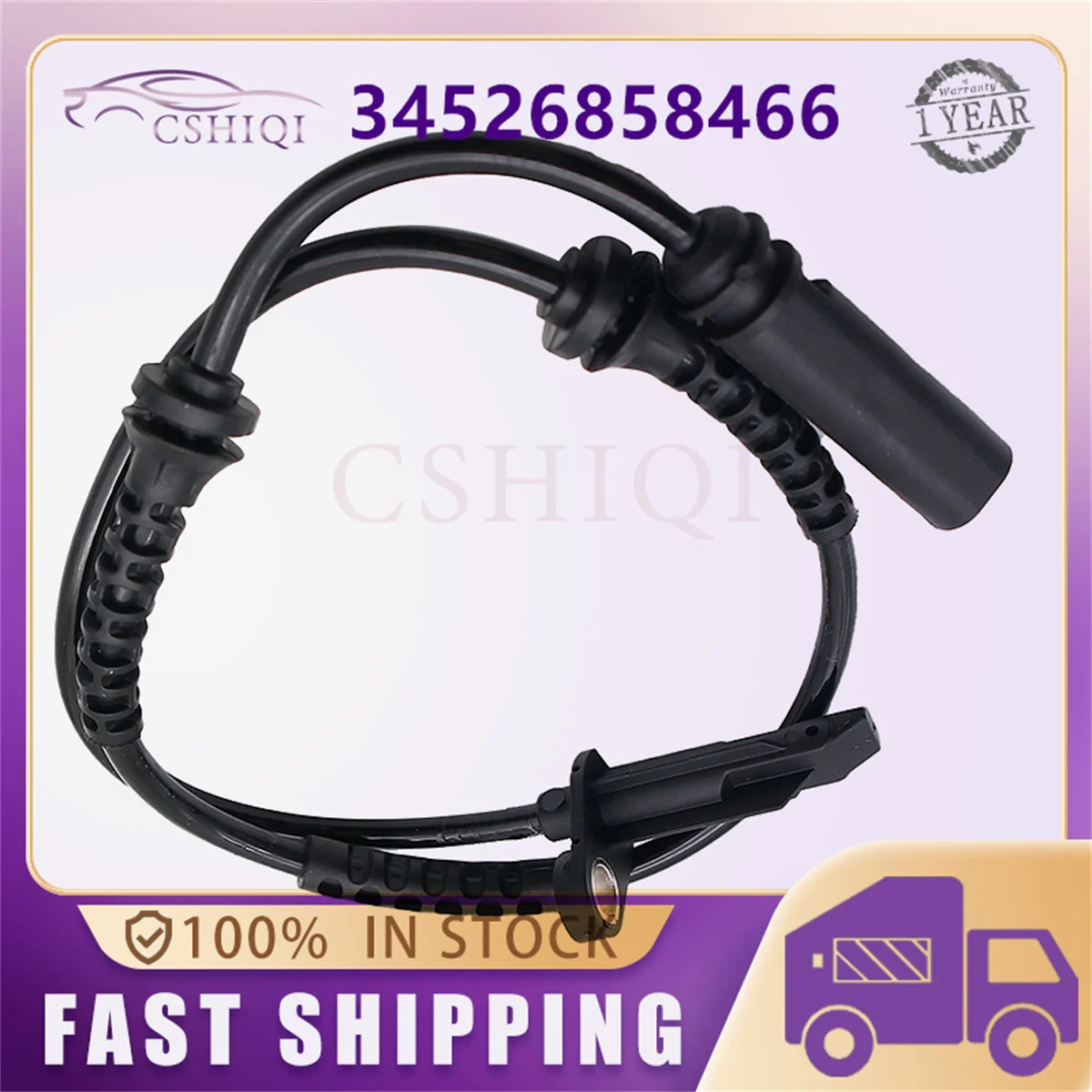 

34526858466 Rear ABS Wheel Speed Sensor For BMW 2 X1 X2 Mini Series F45 F46 F48 F54-F57 Models 34526850762 0845096 0265008848