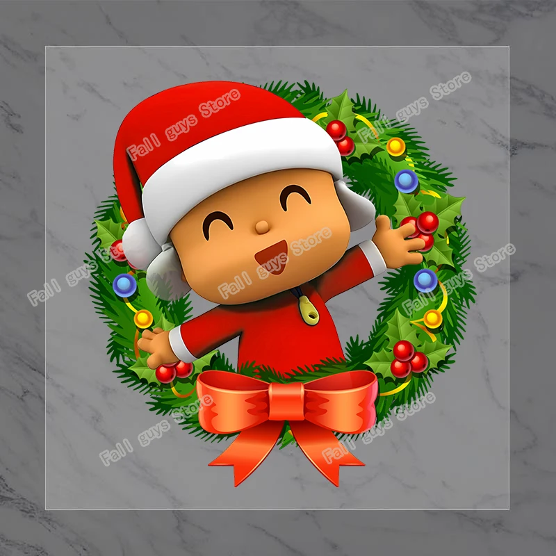 Pocoyo Wärmeübertragungsaufkleber Niedliches Elly Pato Shirt DIY Dekoration Applikation Cartoon Bügelaufkleber Lustiges Geburtstagsgeschenk – Detail 6
