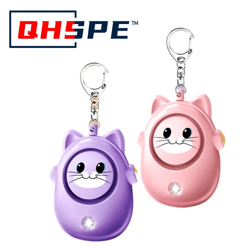 

Новая персональная сигнализация с милым котом, женский анти-волчий артефакт, уличный детский и женский аварийный брелок для самообороны