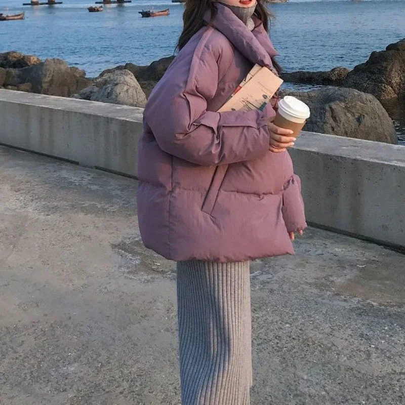 

Короткая, модная и свободная, студенческая куртка на хлопковой подкладке, куртка на хлопковой подкладке, официальная распродажа куртки