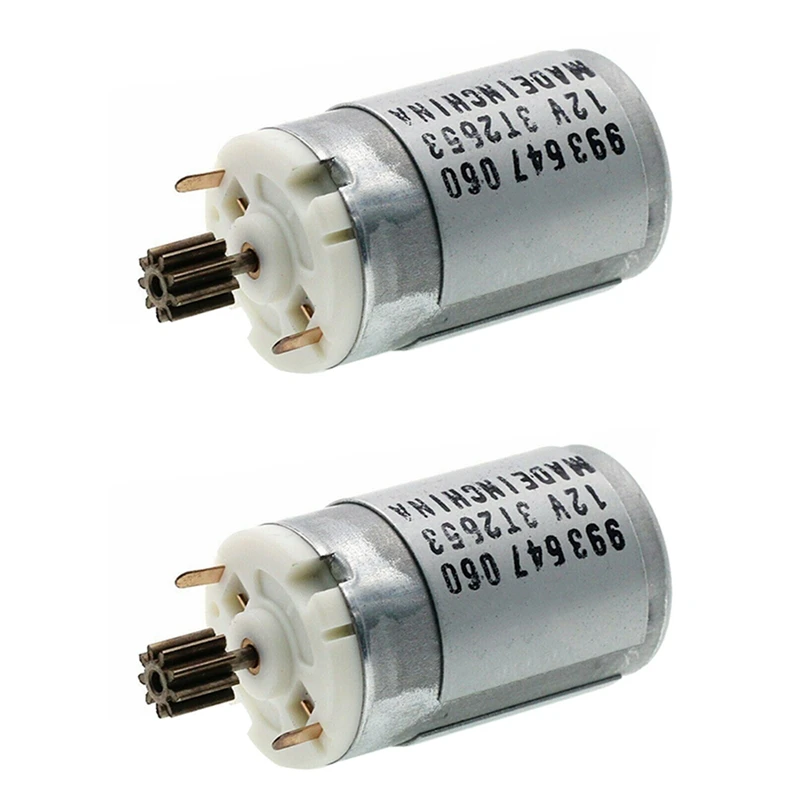 2X For Johnson New Electronic Throttle Control 12V DC Motor 9-Tooth For  Mercedes Benz -BMW Ford 993647060/73541900