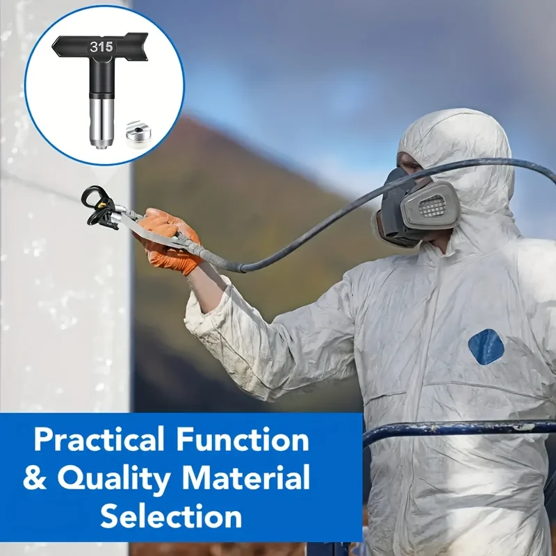 Reversible Airless Paint Spray Tip 517 with OneSeal, Precise Spray Nozzle for Airless Paint Sprayers