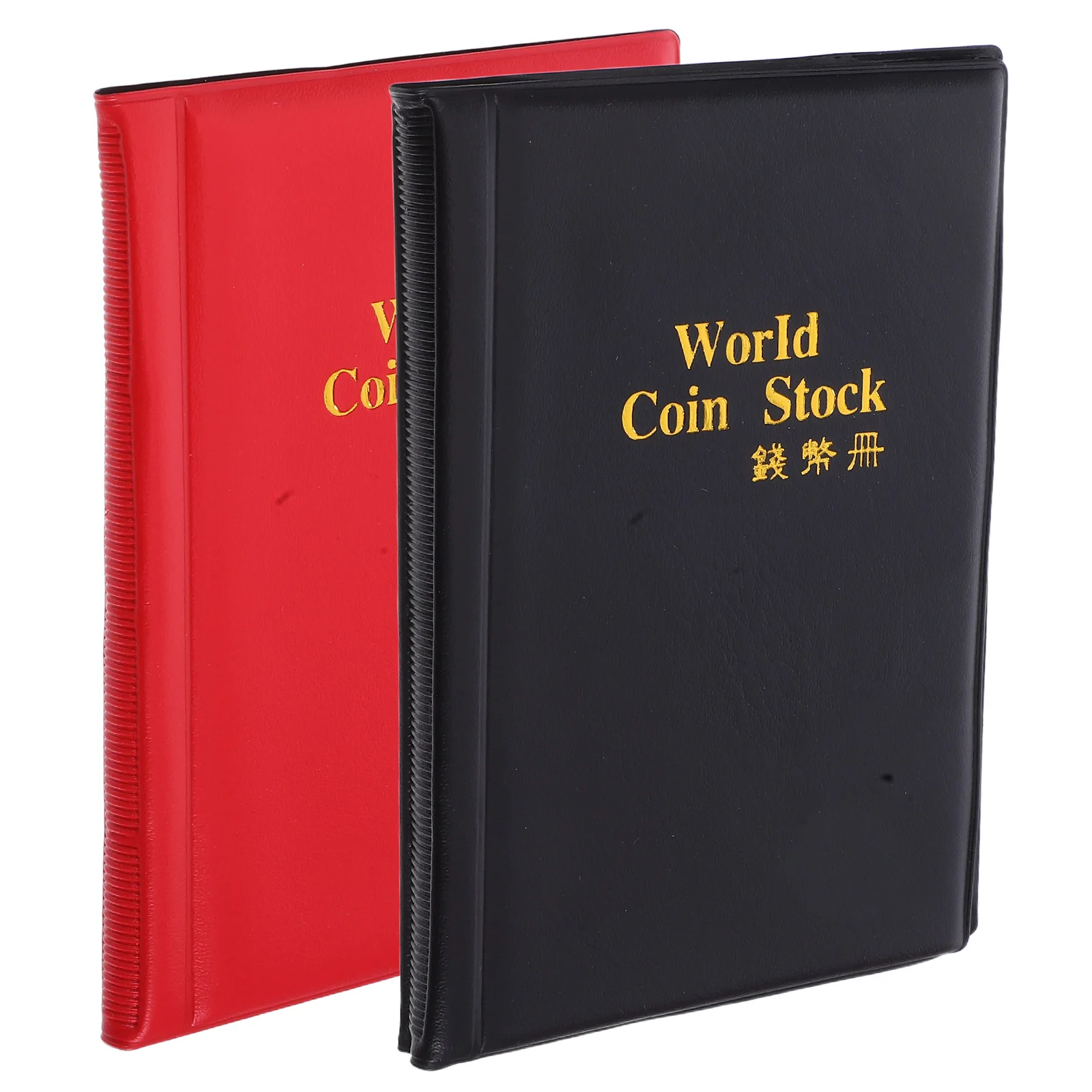 

2 Pcs Coin Collection Book Collecting Holders Storage Album Books 120 Pocket Pvc