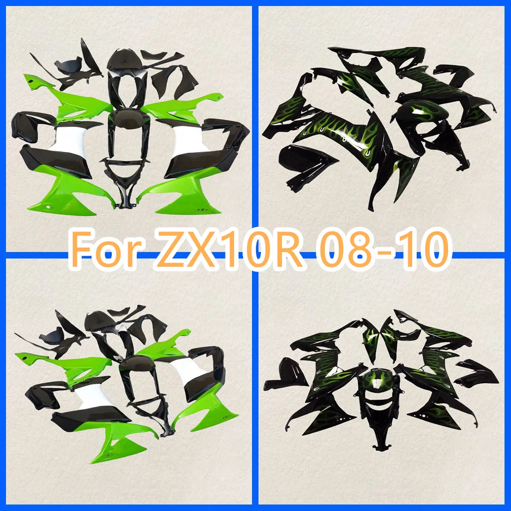 

Aftermarket Fairings for Kawasaki ZX10R 08 09 10 Motorcycle ABS Injection Kit Body Work Fairing ZX 10R 2008 2009 2010 ZX-10R
