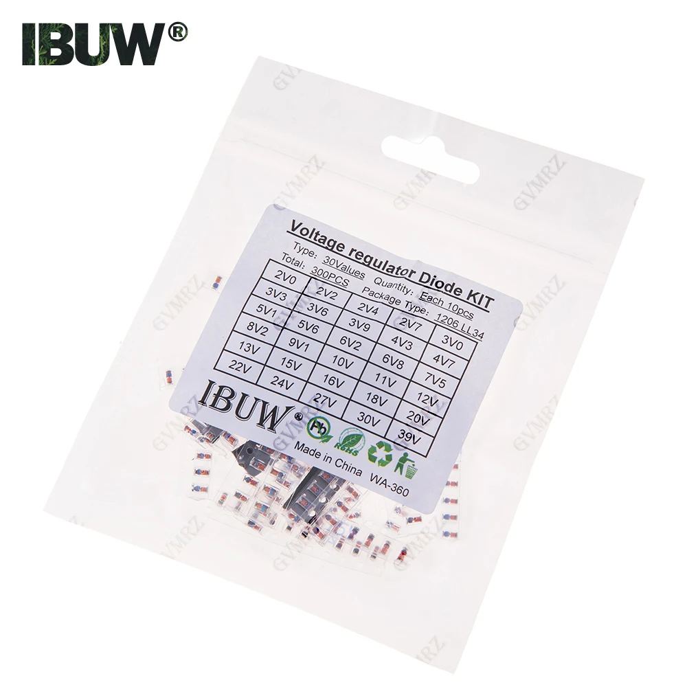 30Values 300Pcs LL3…