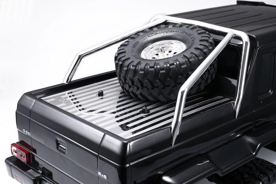 

Stainless Steel Rear Trunk Cover Non-slip Plate Decorative Plate for TRX-6 G63 88096-4 RC Crawler Car Upgrade Parts