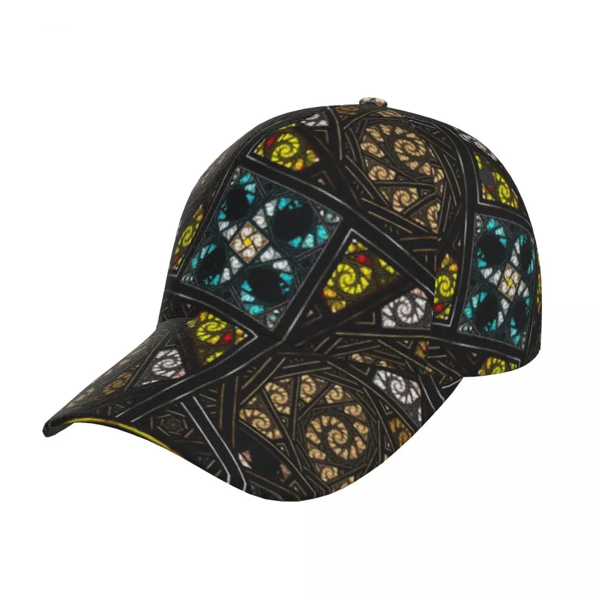 Fractal Symmetrical Partern Outdoor Sport Cap Baseball Hat Men Women Visor Street Hip Hop Caps