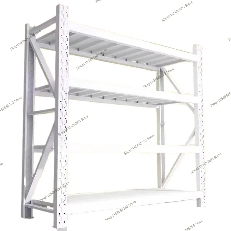 Household hole shelf, multi-layer shelf, balcony storage rack, warehouse sundries storage rack, storage express